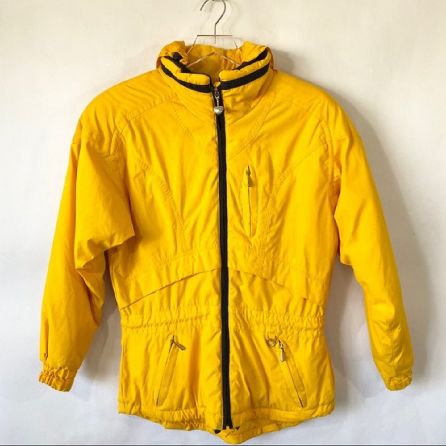 Vtg Obermeyer Yellow Ski Jacket Sz 8