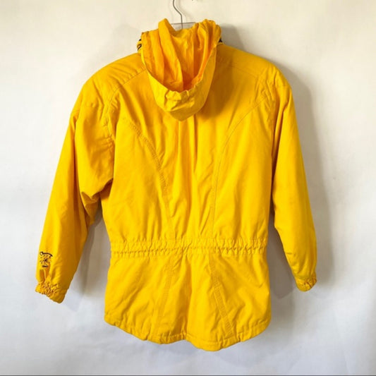 Vtg Obermeyer Yellow Ski Jacket Sz 8