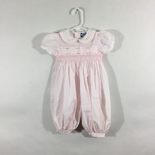 Vtg Carriage Boutiques Smocked Bubble Outfit 6M