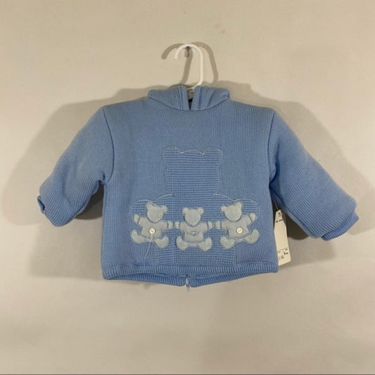 Vtg Carriage Boutiques Boys Sweater Coat Sz 6M