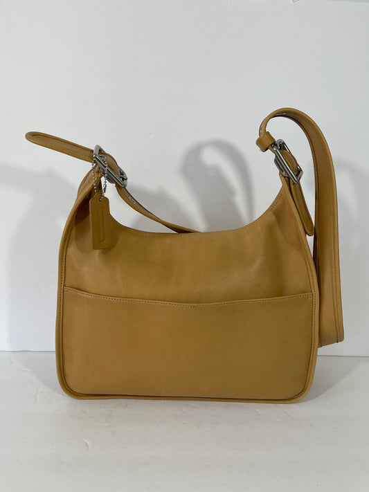 Coach Vintage Legacy Crescent Flap Hobo Shoulder Saddle Bag #9718