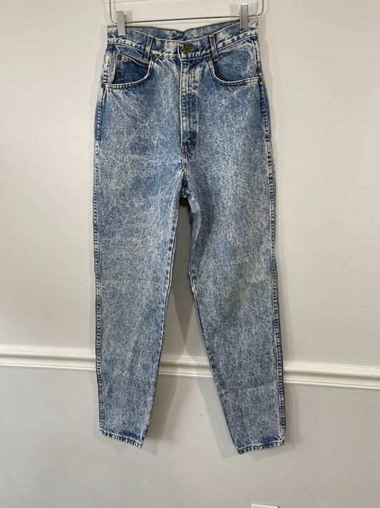 Vtg 1980’s Stone Wadhed  High Waist Mom Chic Jeans Sz Small