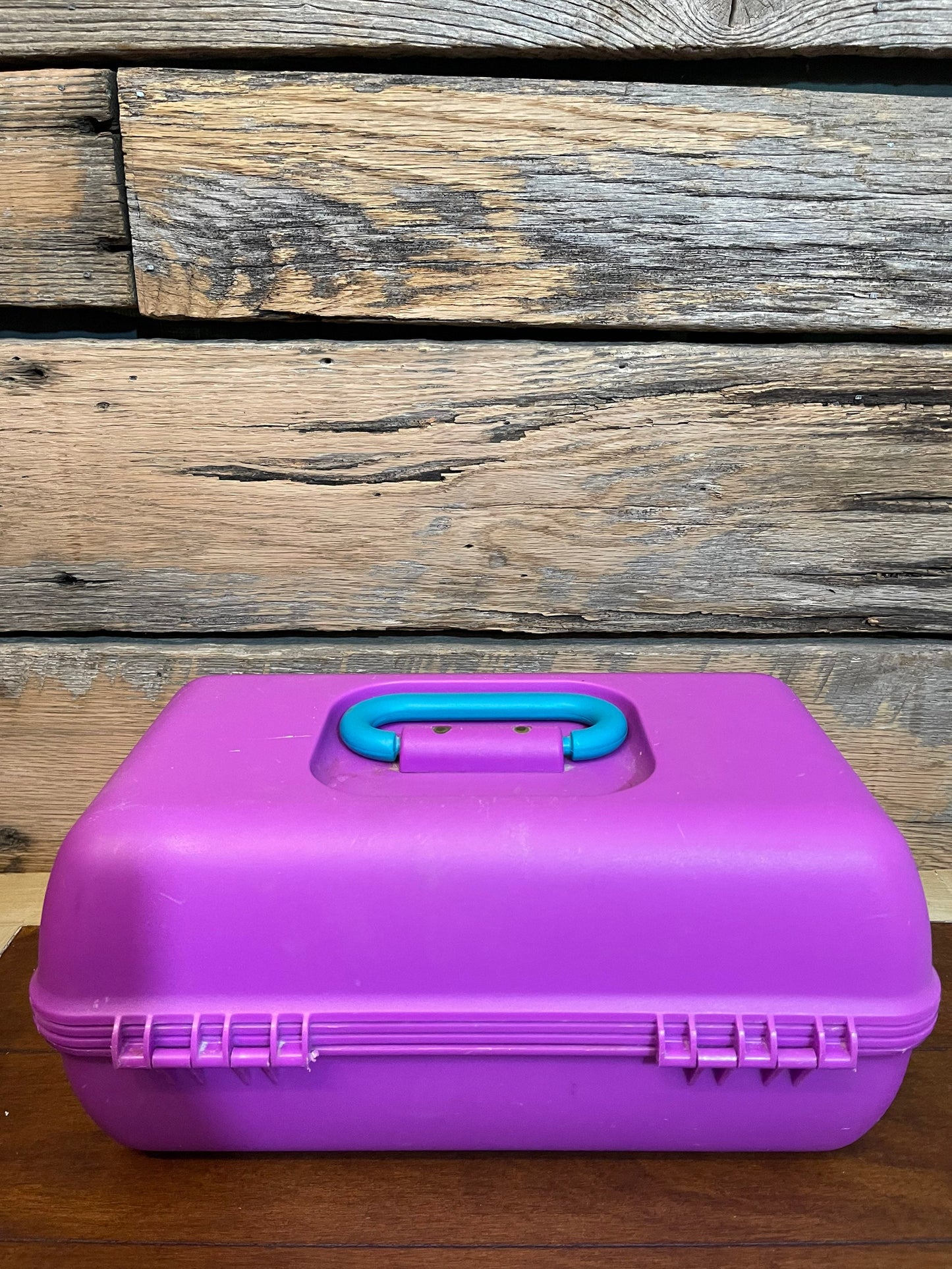 Vtg Caboodle Makeup Case Storage Container