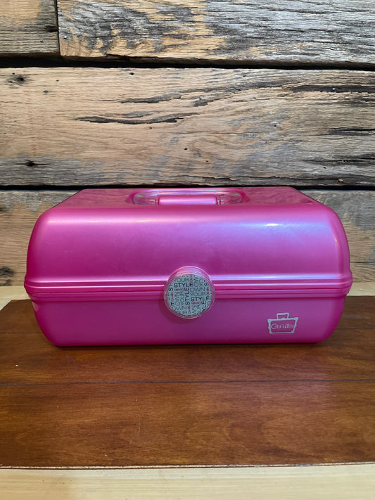 Vtg Caboodle Makeup Case Storage Container