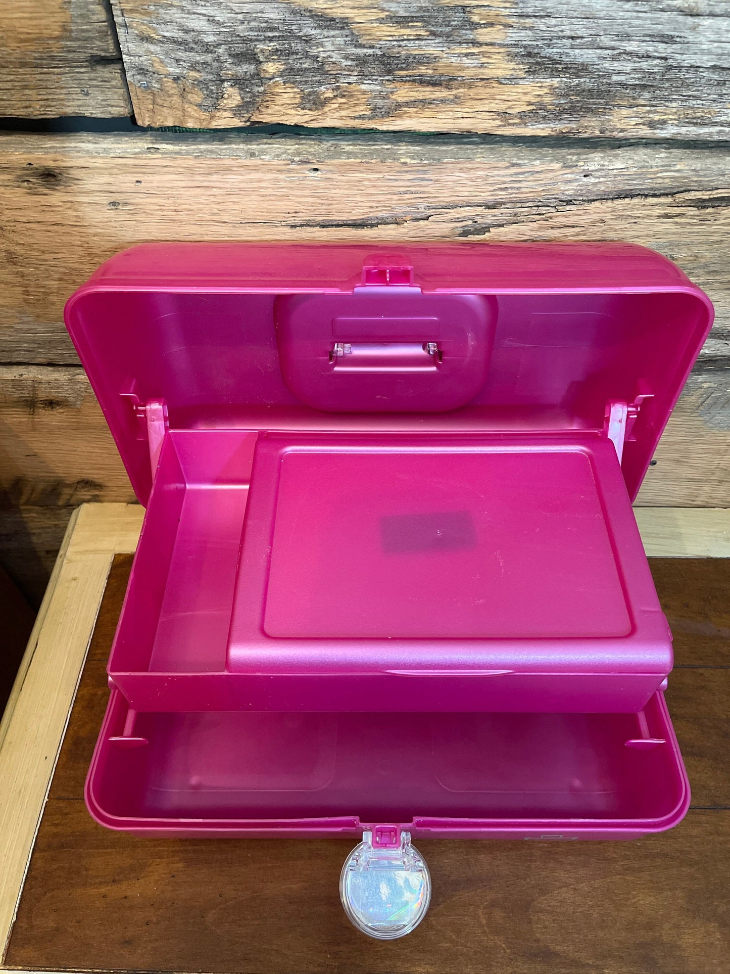 Vtg Caboodle Makeup Case Storage Container